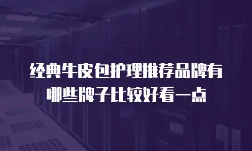 经典牛皮包护理推荐品牌有哪些牌子比较好看一点