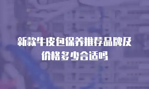 新款牛皮包保养推荐品牌及价格多少合适吗