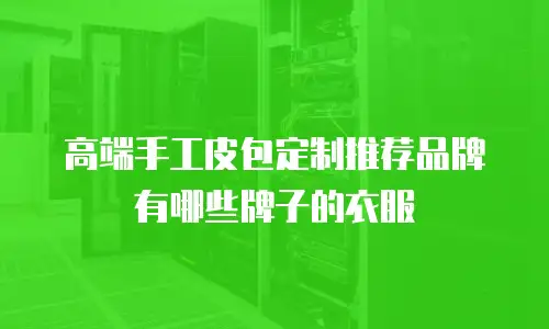 高端手工皮包定制推荐品牌有哪些牌子的衣服