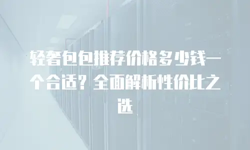 轻奢包包推荐价格多少钱一个合适？全面解析性价比之选