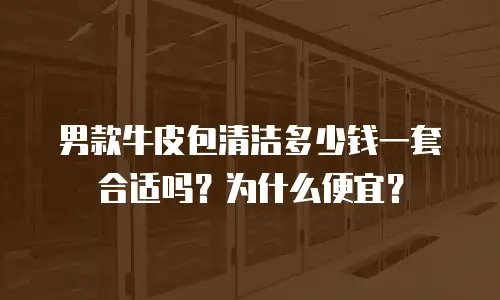 男款牛皮包清洁多少钱一套合适吗？为什么便宜？