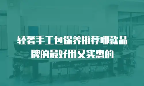 轻奢手工包保养推荐哪款品牌的最好用又实惠的
