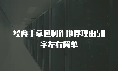 经典手拿包制作推荐理由50字左右简单
