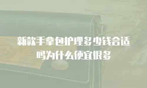 新款手拿包护理多少钱合适吗为什么便宜很多