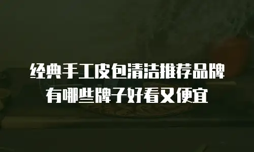 经典手工皮包清洁推荐品牌有哪些牌子好看又便宜