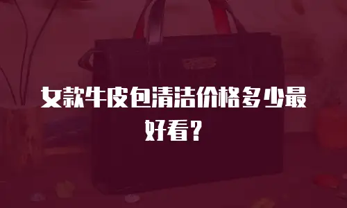 女款牛皮包清洁价格多少最好看？