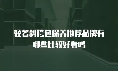 轻奢斜挎包保养推荐品牌有哪些比较好看吗