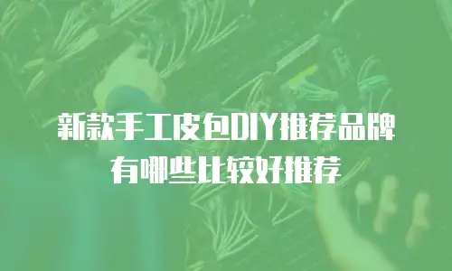新款手工皮包DIY推荐品牌有哪些比较好推荐