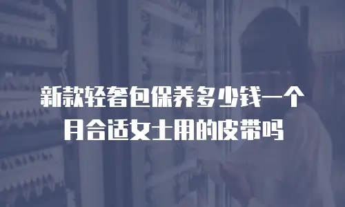 新款轻奢包保养多少钱一个月合适女士用的皮带吗