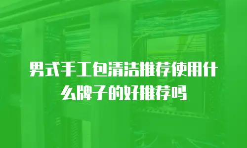 男式手工包清洁推荐使用什么牌子的好推荐吗
