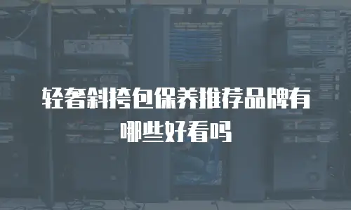 轻奢斜挎包保养推荐品牌有哪些好看吗