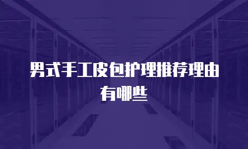 男式手工皮包护理推荐理由有哪些