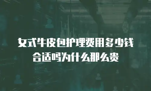 女式牛皮包护理费用多少钱合适吗为什么那么贵