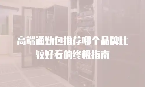 高端通勤包推荐哪个品牌比较好看的终极指南