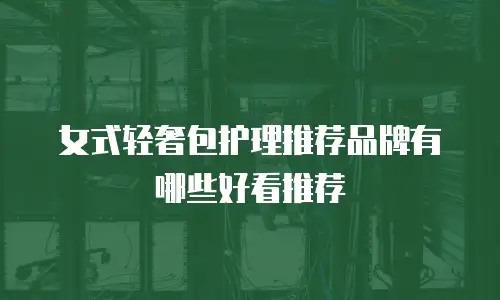 女式轻奢包护理推荐品牌有哪些好看推荐