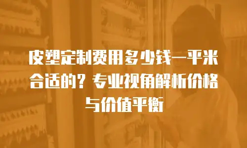 皮塑定制费用多少钱一平米合适的？专业视角解析价格与价值平衡