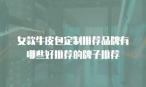 女款牛皮包定制推荐品牌有哪些好推荐的牌子推荐