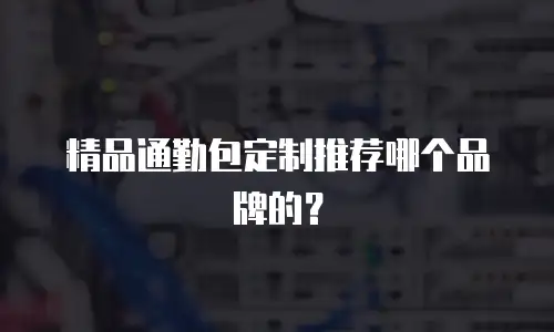 精品通勤包定制推荐哪个品牌的？