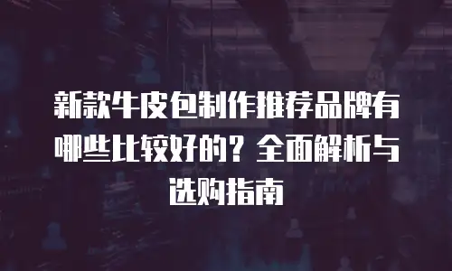 新款牛皮包制作推荐品牌有哪些比较好的？全面解析与选购指南