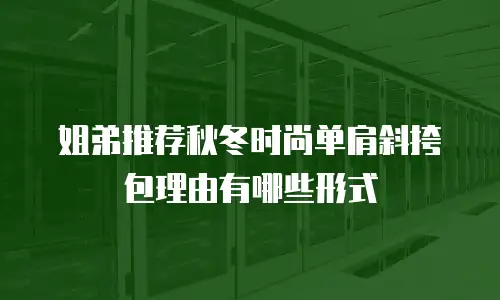 姐弟推荐秋冬时尚单肩斜挎包理由有哪些形式