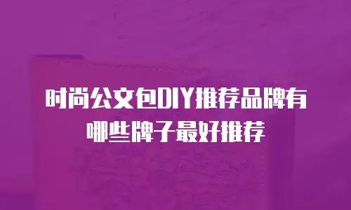 时尚公文包DIY推荐品牌有哪些牌子最好推荐