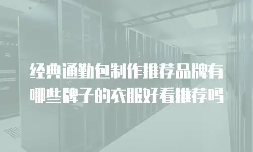 经典通勤包制作推荐品牌有哪些牌子的衣服好看推荐吗