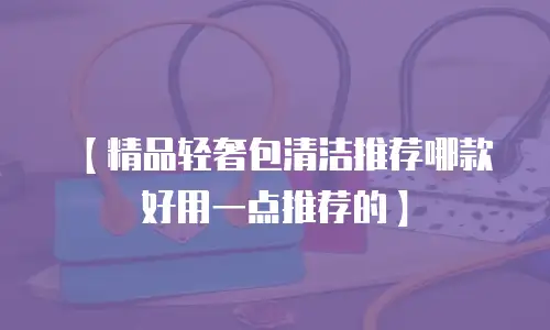 【精品轻奢包清洁推荐哪款好用一点推荐的】