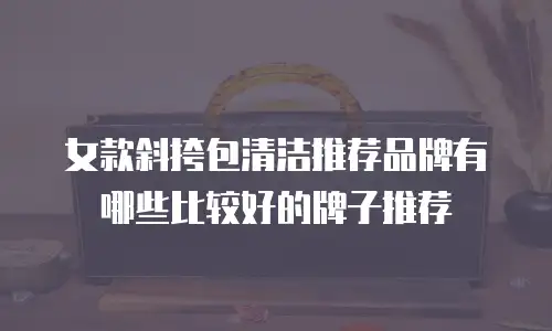 女款斜挎包清洁推荐品牌有哪些比较好的牌子推荐
