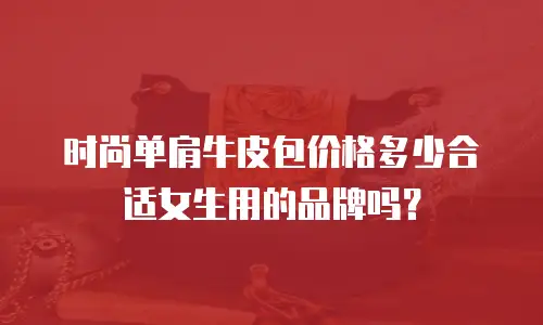 时尚单肩牛皮包价格多少合适女生用的品牌吗？