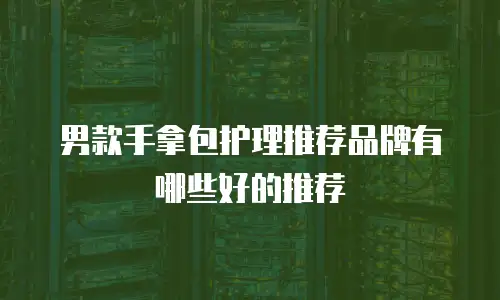 男款手拿包护理推荐品牌有哪些好的推荐