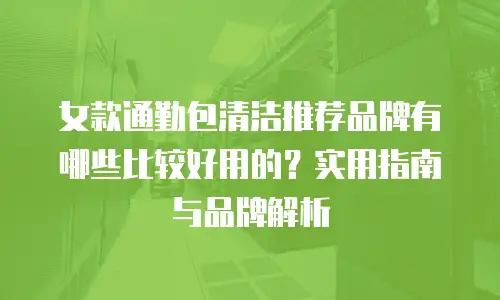 女款通勤包清洁推荐品牌有哪些比较好用的？实用指南与品牌解析