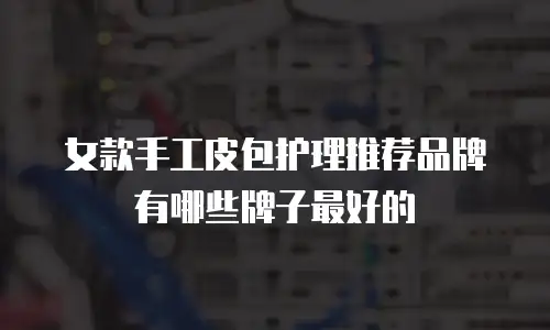 女款手工皮包护理推荐品牌有哪些牌子最好的