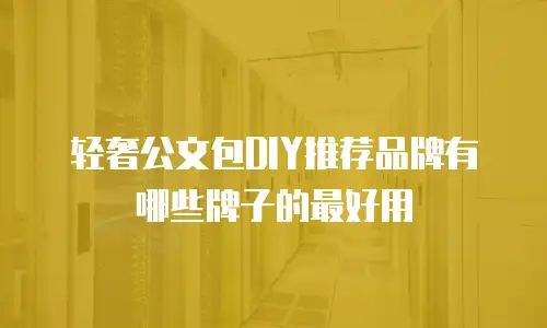 轻奢公文包DIY推荐品牌有哪些牌子的最好用
