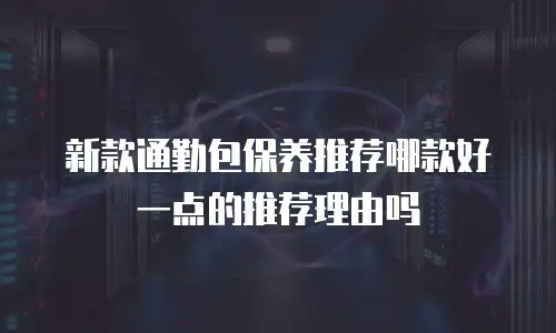 新款通勤包保养推荐哪款好一点的推荐理由吗