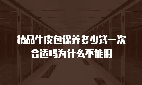 精品牛皮包保养多少钱一次合适吗为什么不能用