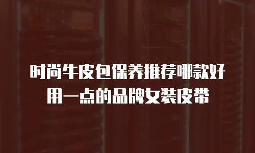 时尚牛皮包保养推荐哪款好用一点的品牌女装皮带