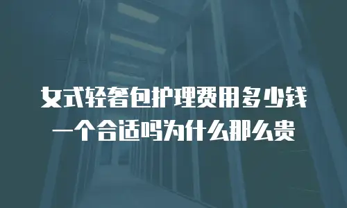 女式轻奢包护理费用多少钱一个合适吗为什么那么贵
