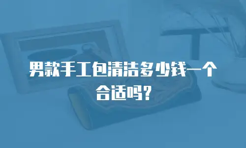 男款手工包清洁多少钱一个合适吗？