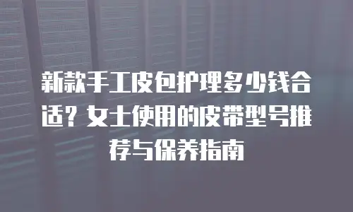 新款手工皮包护理多少钱合适？女士使用的皮带型号推荐与保养指南