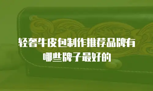 轻奢牛皮包制作推荐品牌有哪些牌子最好的