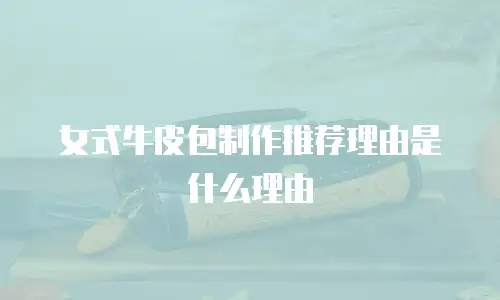 女式牛皮包制作推荐理由是什么理由