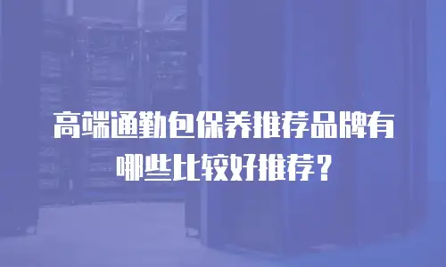 高端通勤包保养推荐品牌有哪些比较好推荐？