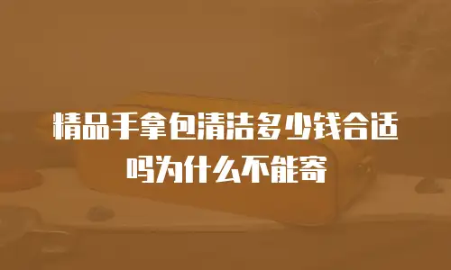 精品手拿包清洁多少钱合适吗为什么不能寄