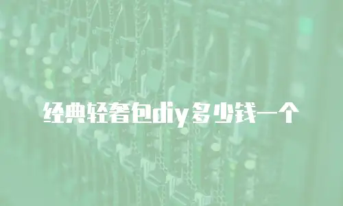 经典轻奢包diy多少钱一个