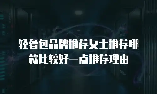轻奢包品牌推荐女士推荐哪款比较好一点推荐理由