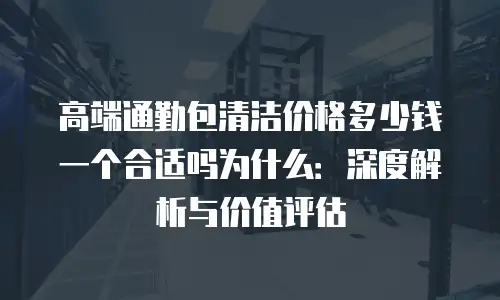 高端通勤包清洁价格多少钱一个合适吗为什么：深度解析与价值评估