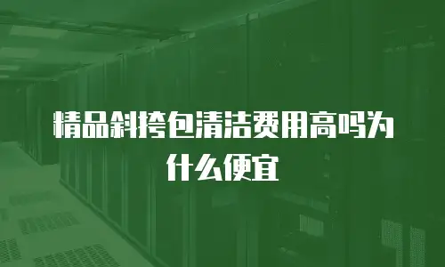 精品斜挎包清洁费用高吗为什么便宜