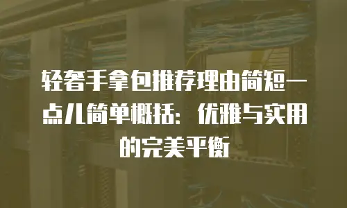 轻奢手拿包推荐理由简短一点儿简单概括：优雅与实用的完美平衡