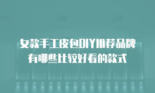 女款手工皮包DIY推荐品牌有哪些比较好看的款式