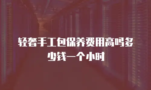 轻奢手工包保养费用高吗多少钱一个小时